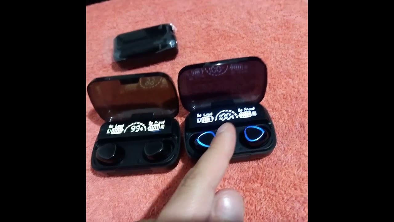 revisión y comparativa de los auriculares f9 vs m10 pro. originales y truchos.