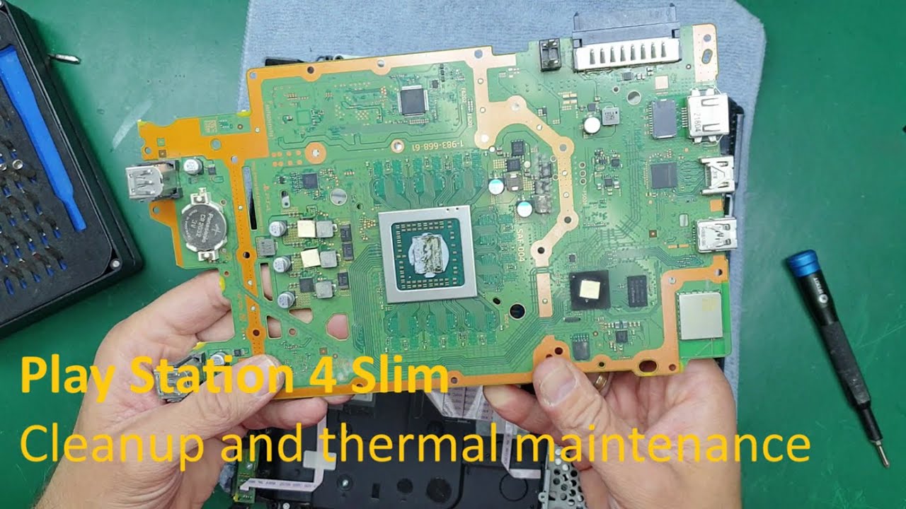 Play Station 4 Slim cleanup and maintenance