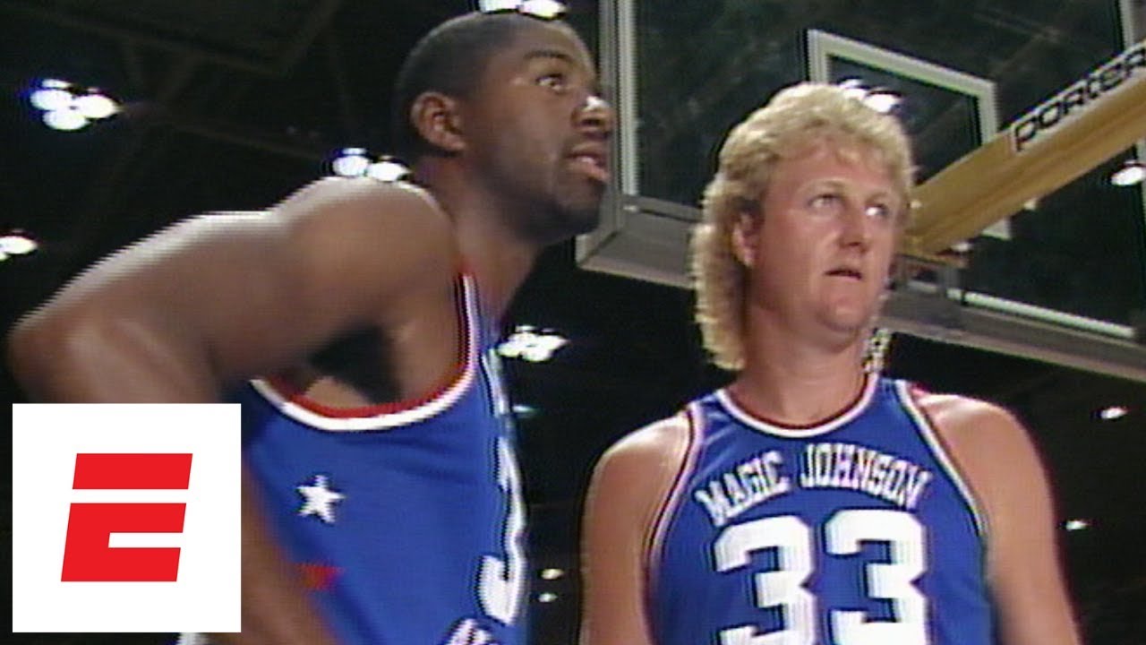 Magic Johnson, Larry Bird, Charles Barkley and more from 1986 charity game [rare footage] | ESPN