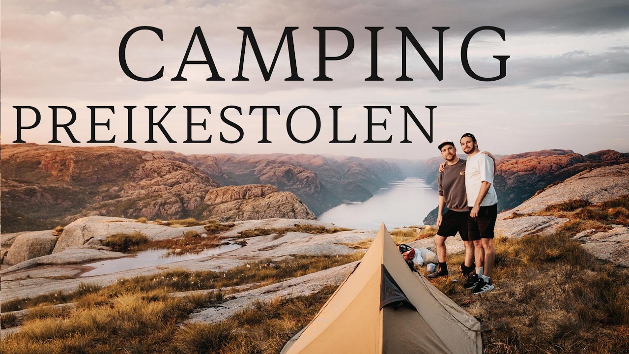 🇳🇴 CAMPING AT PREIKESTOLEN | Silent Hiking Video