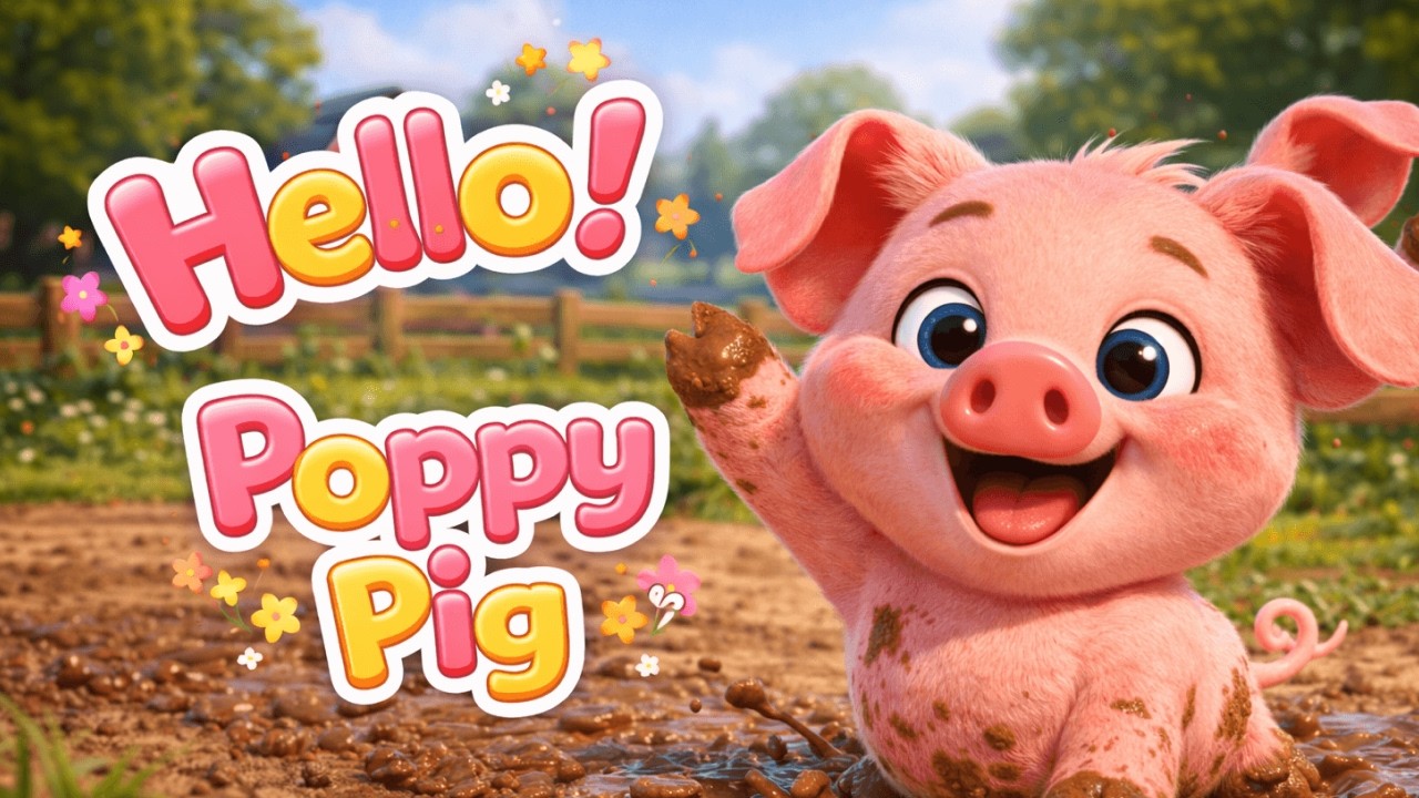 Poppy Pig 🐷 Nursery Rhyme | Kids Songs & Baby Rhymes | Fun Learning Video