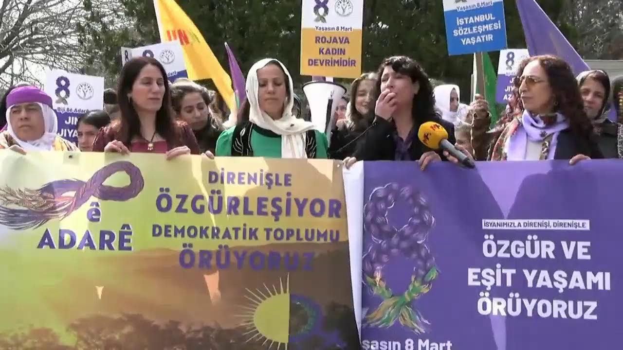 Kadın Meclisi Sözcümüz Halide Türkoğlu, Antep’de 8 Mart kapsamında açıklama yapıyor