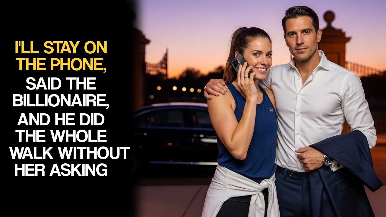 I'll Stay On The Phone, Said The Billionaire, And He Did The Whole Walk Without Her Asking