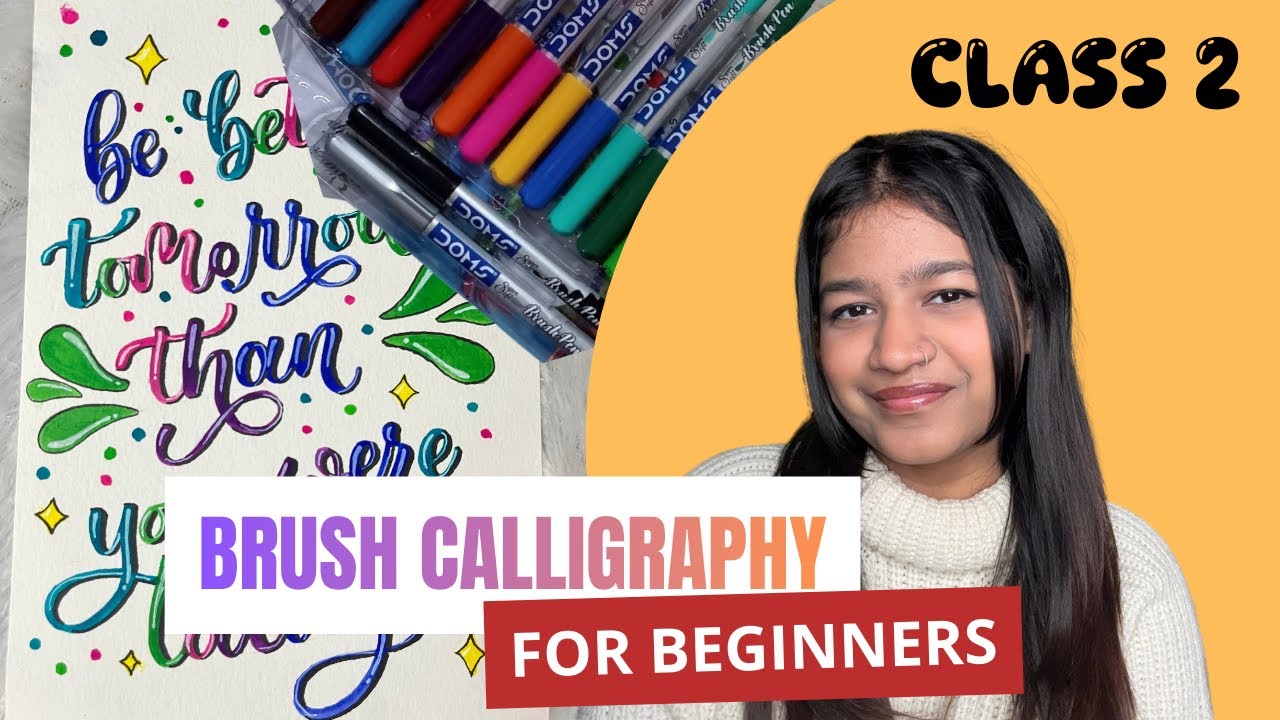 Beginner’s Brush Calligraphy Class 2✨