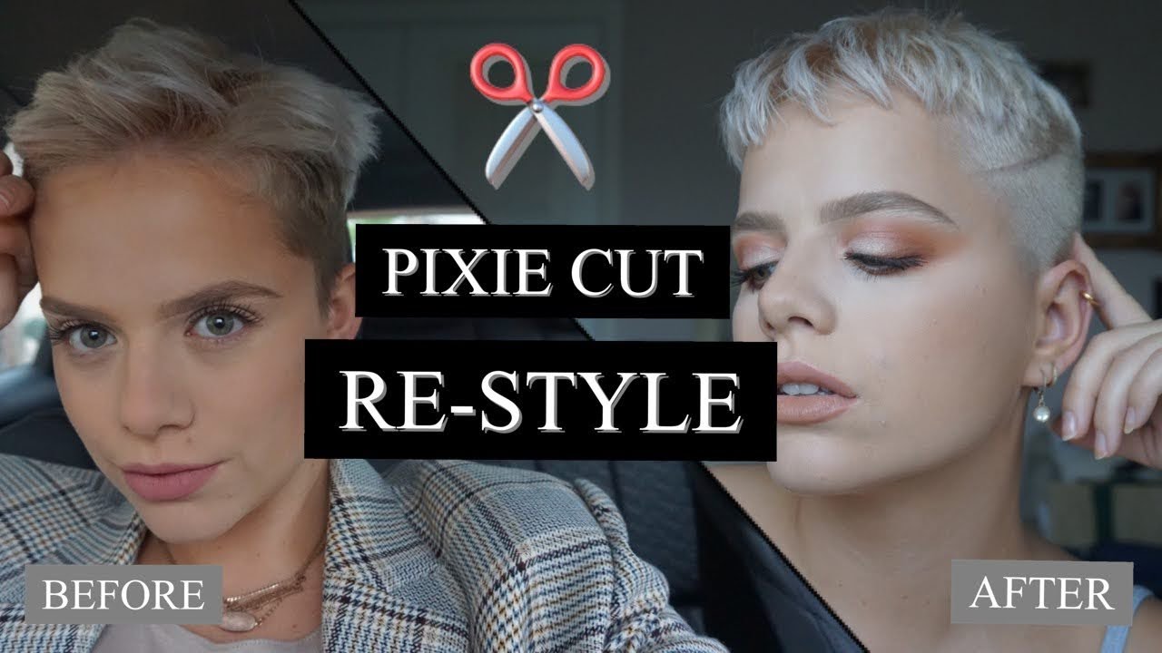 Come To The Barbers With Me - Pixie Cut Re-Style | TINIETASHAA