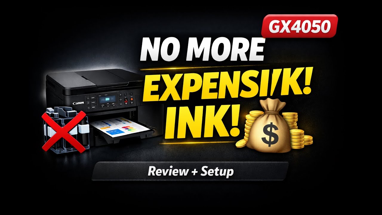 Canon Maxify GX4050 Setup Made Easy 🖨️