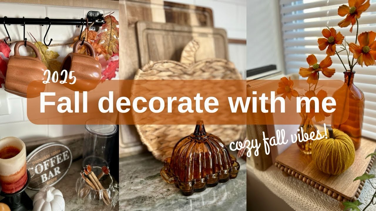 FALL DECORATE WITH ME | FALL KITCHEN | COZY VIBES| ADRI’S HOME AND MORE