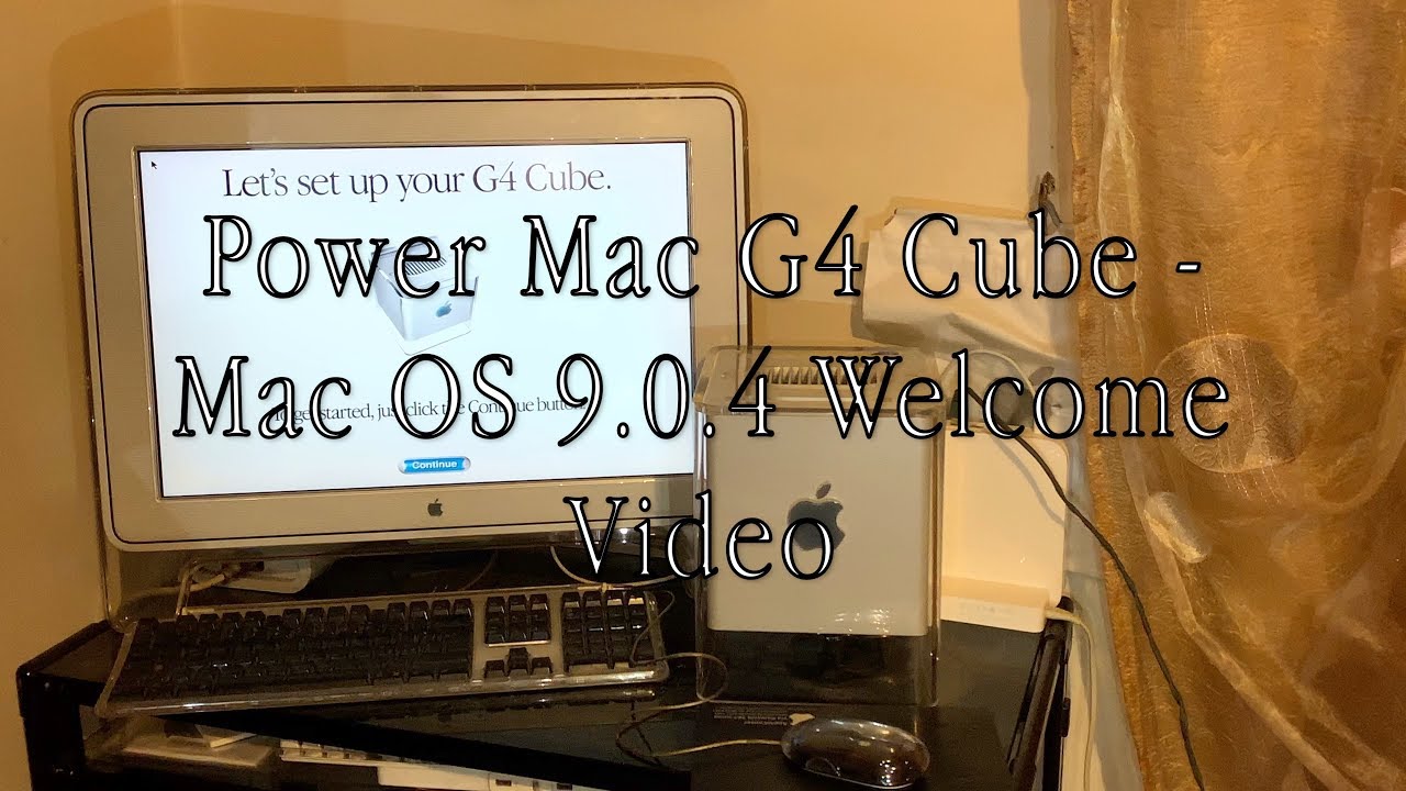 Power Mac G4 Cube - Mac OS 9 Intro Video