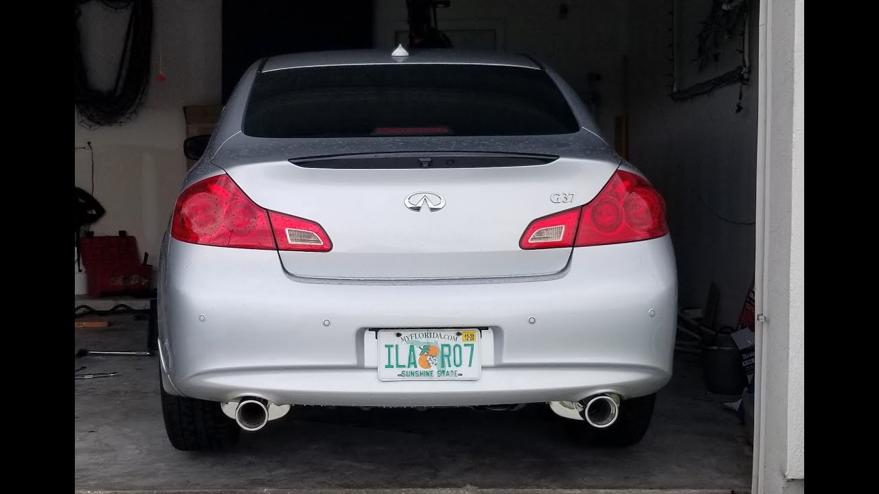 G37 Sedan Fast Intentions Catback Exhaust