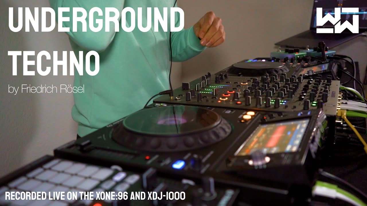 Underground Techno Set | Friedrich Rösel | XDJ1000 & Xone:96 Traktor Hybrid Setup | Westwood Techno