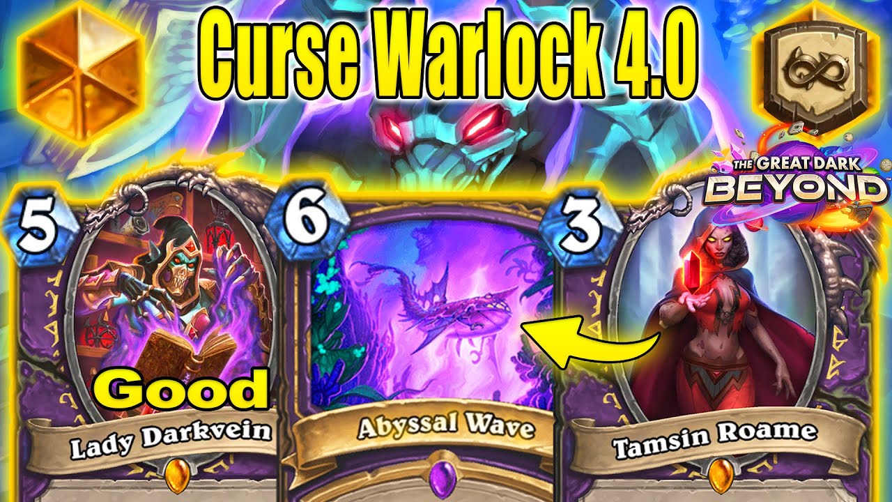 Curse Warlock 4.0 Deck is Back in 2025 With Fun Cards! The Great Dark Beyond Mini-Set | Hearthstone