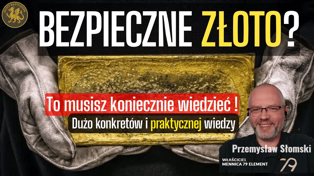 Wyjaśniamy ZŁOTO i SREBRO. VAT na srebrze? Koniec tajemnic! Przemysław Słomski z Mennica 79 Element
