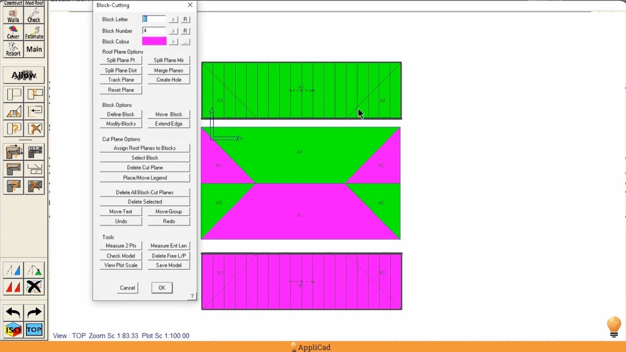 Getting to Know the Block-Cut Feature for Metal Roofing &ndash;&nbsp;AppliCad Roof Wizard Feature Friday