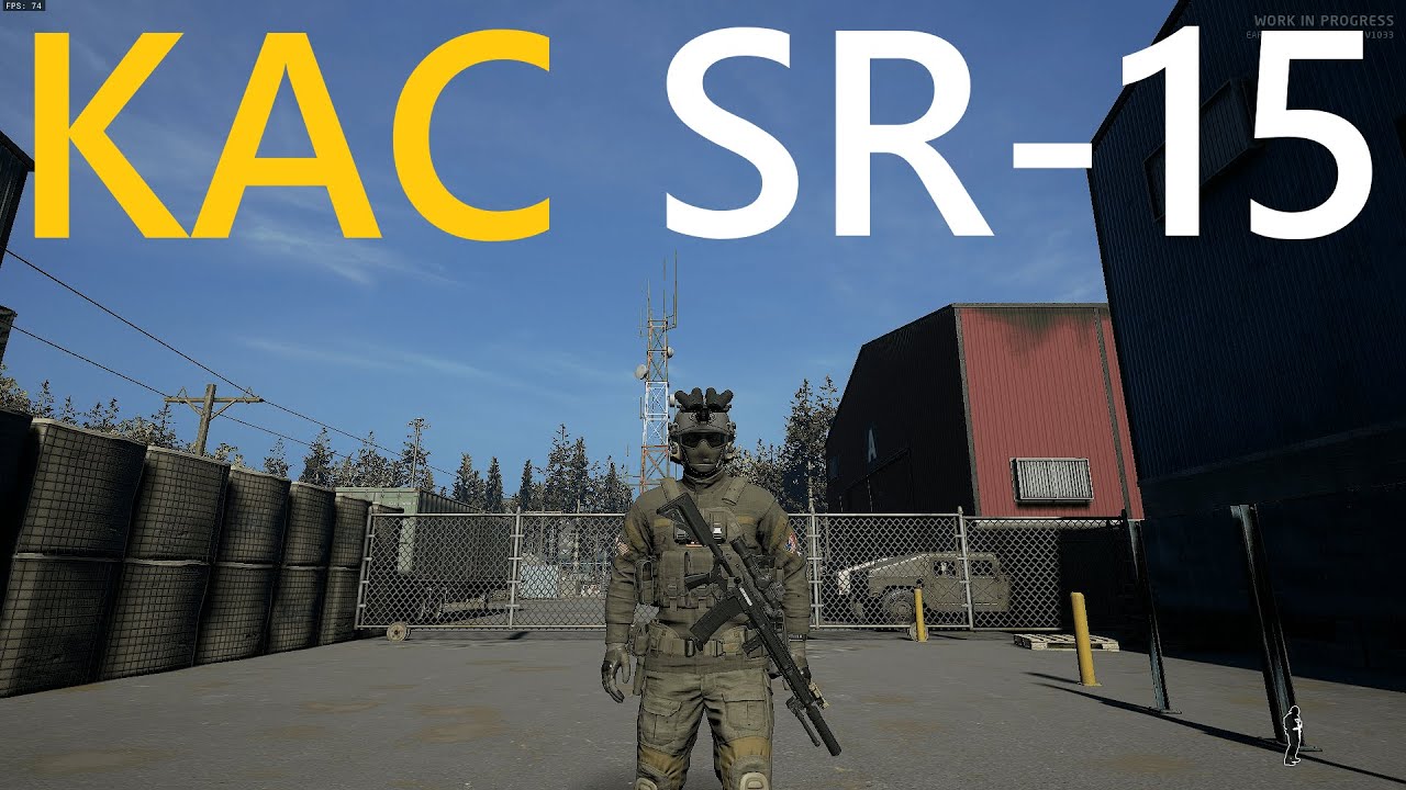 KAC SR-16 Carbine x QDC - 747 Airport Midnight | Ground Branch (Gameplay only, No commentary)