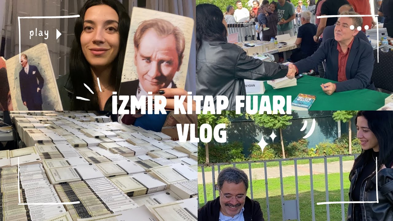 İzmir Kitap Fuarı Vlog | Ahmet Ümit ve Sinan Meydan’la Tanıştım! 📚✨