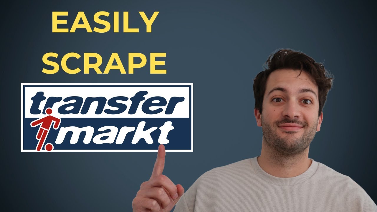Как извлечь данные о футболе с TransferMarkt.com на Python