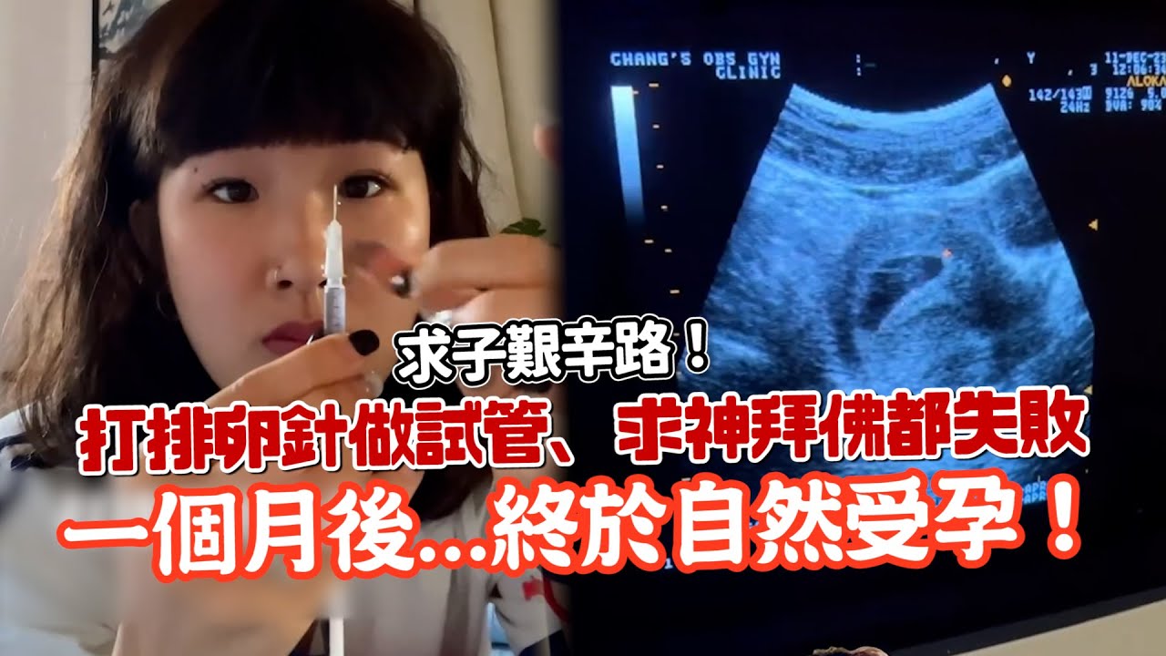 為求子「拜神＋打排卵針」皆失敗💔一個月後自然受孕｜備孕｜試管嬰兒｜懷孕