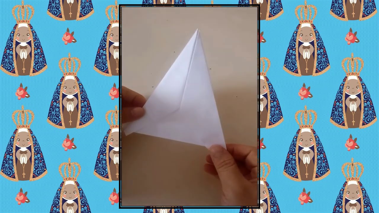 Nossa Senhora Aparecida de papel