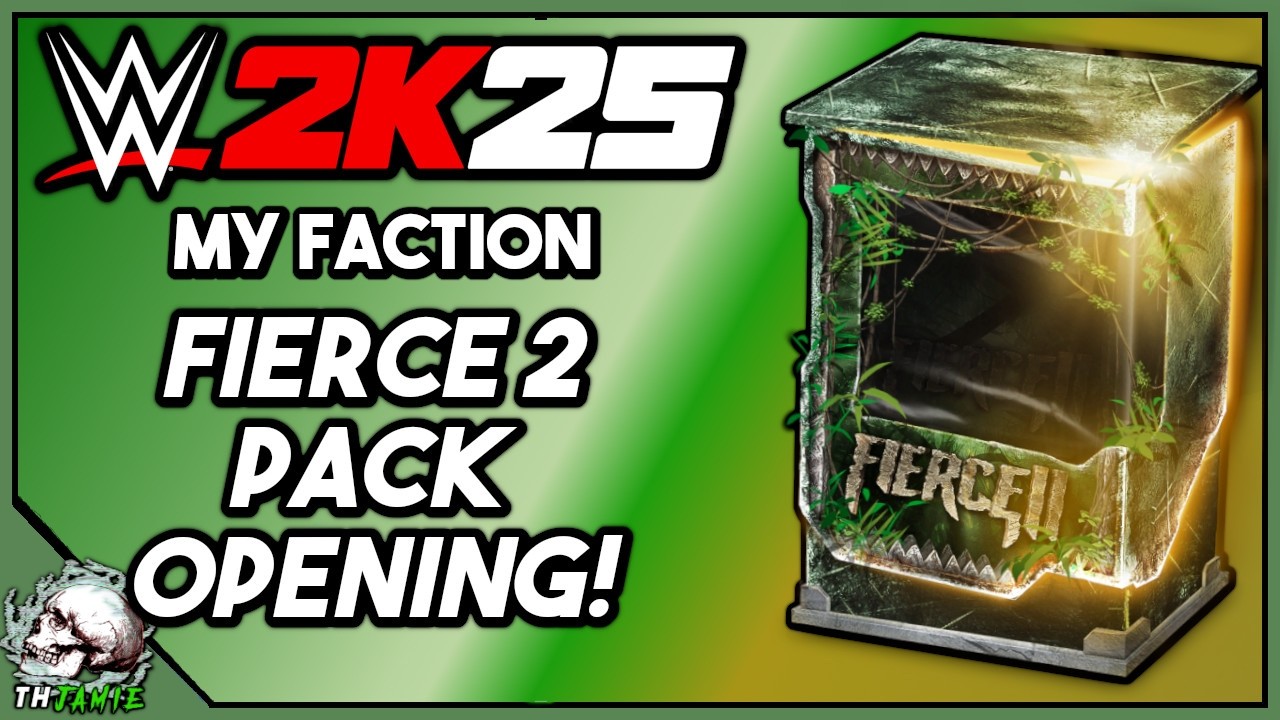 FIERCE 2 PACK OPENING! WWE 2K25 MyFaction