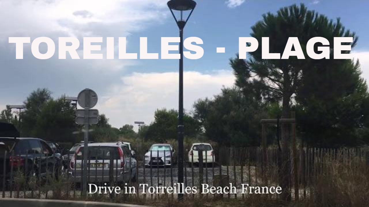 Drive in Torreilles Beach France