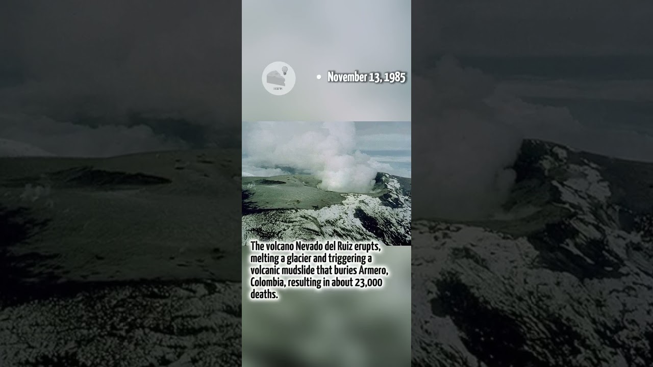 Colombia&rsquo;s worst natural hazard-induced disaster. #shorts