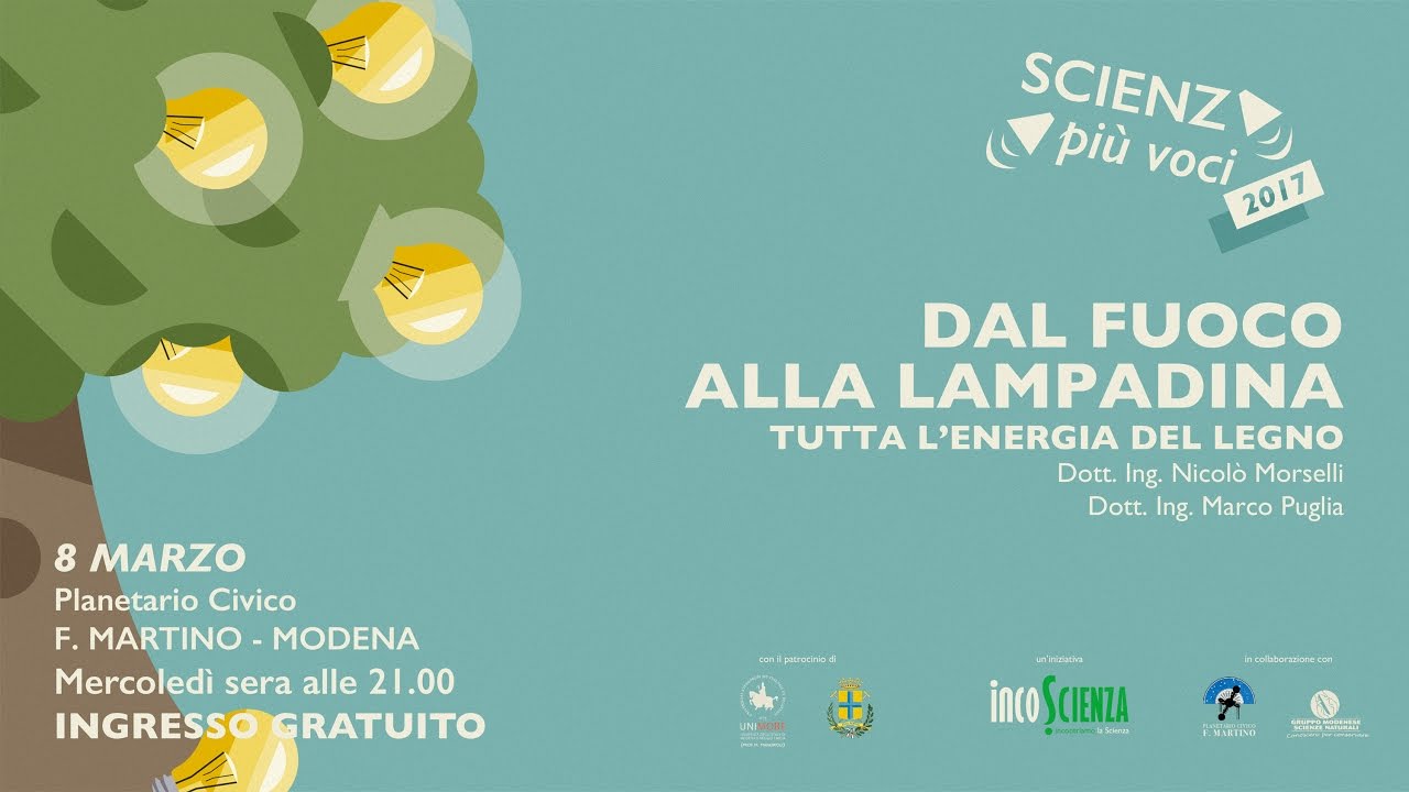 Dal Fuoco alla Lampadina, tutta l'Energia del Legno