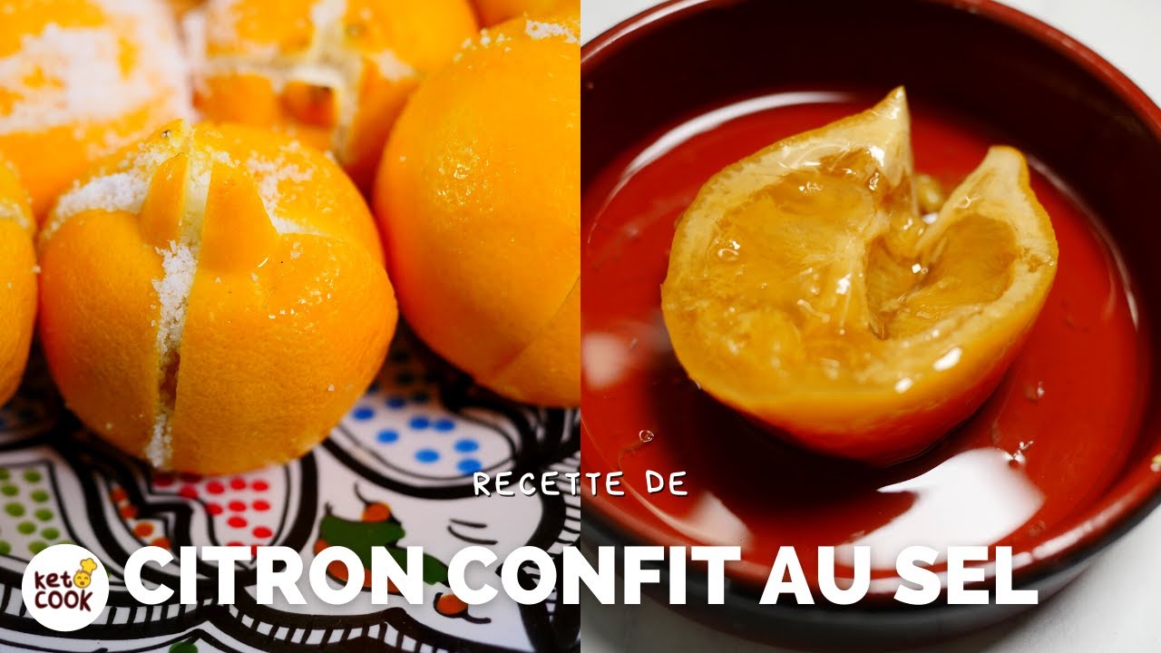 Citron confit au sel, sans eau et sans vinaigre, condiment indispensable dans la cuisine marocaine