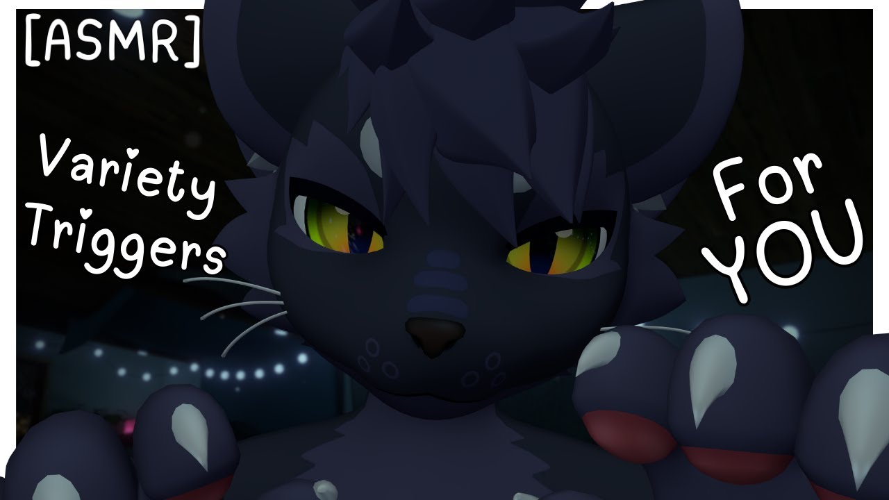 [Furry ASMR] Sleepy cat gives YOU various triggers for sleep :3 [Sleep-aid] [Soft-spoken] [Whispers]