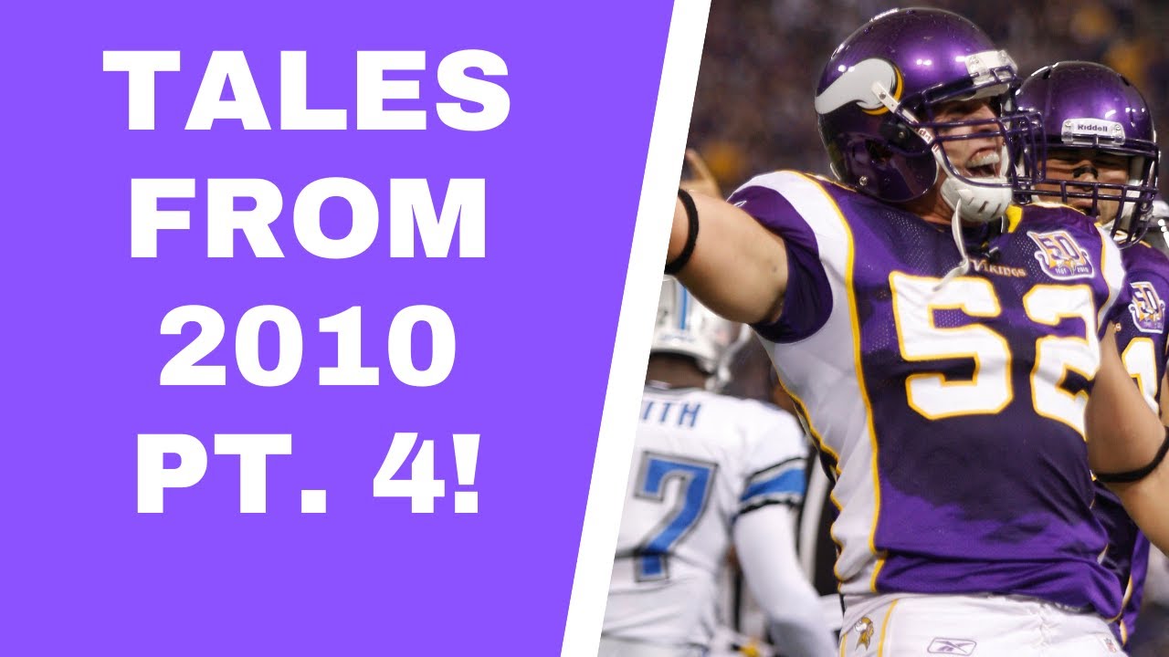 Minnesota Vikings 2010 Pt. 4: Chad Greenway talks Favre, Moss and Childress