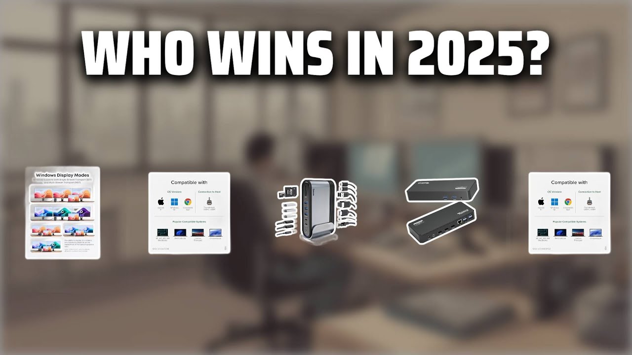 The Top 5 Best 3-Monitor Docking Station in 2025 - Must Watch Before Buying!