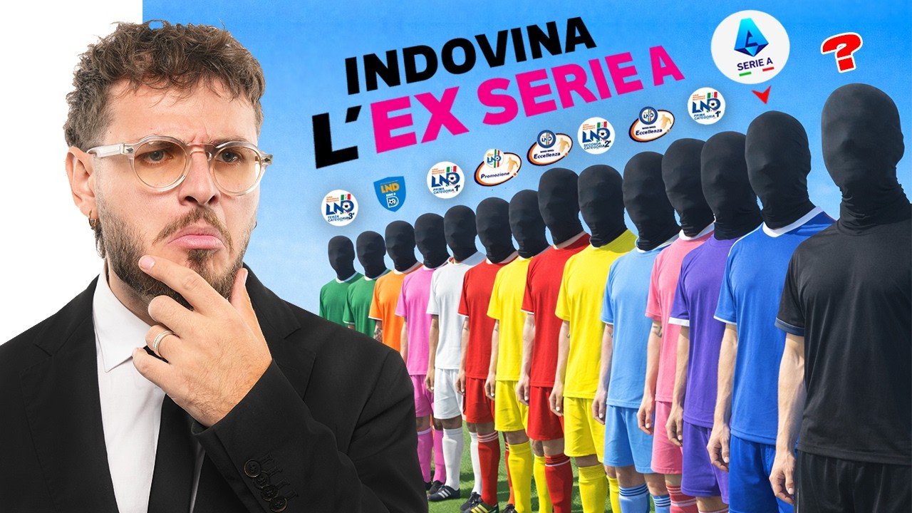⚽🔎 INDOVINA il CALCIATORE EX SERIE A in INCOGNITO!