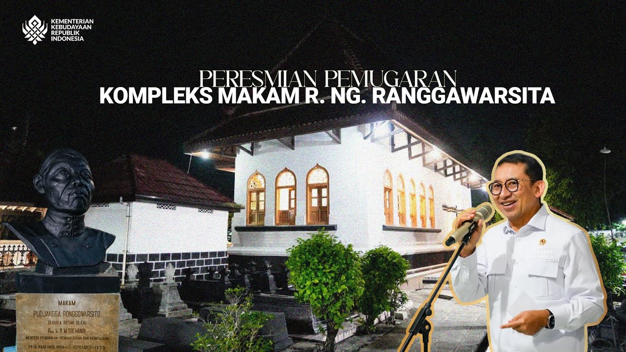 KILAS INDONESIANA - PERESMIAN PEMUGARAN KOMPLEKS MAKAM R. NG. RANGGAWARSITA
