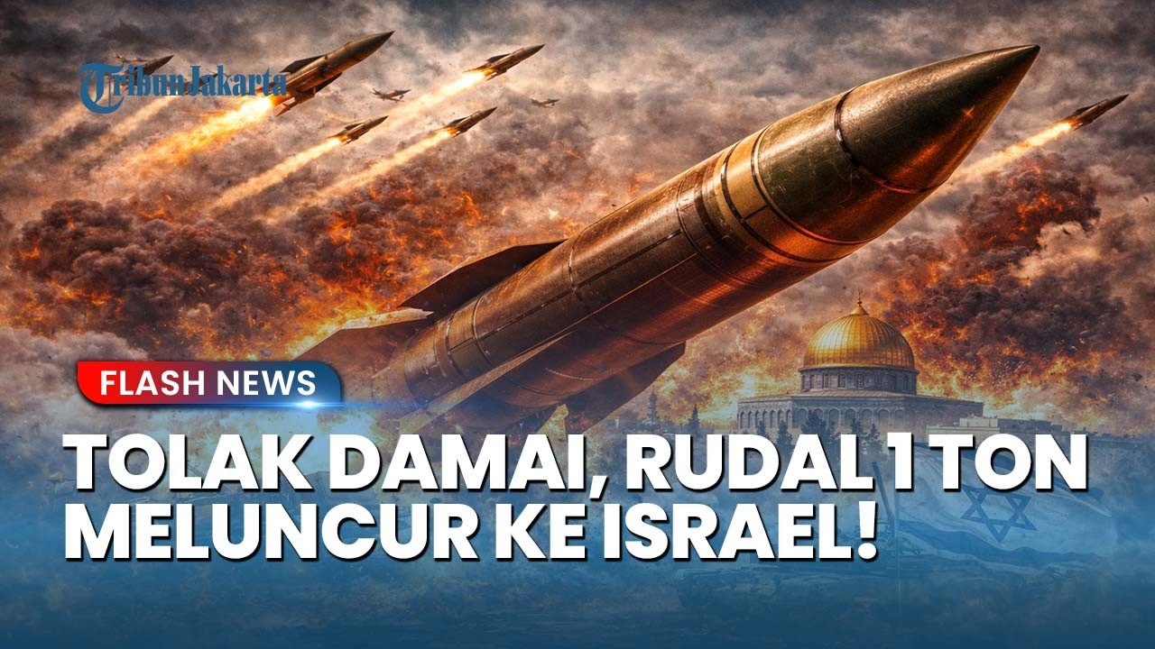 Dendam Membara Teheran! Rudal Satu Ton Siap Luluhlantakkan Pertahanan Israel dalam Eskalasi Konflik
