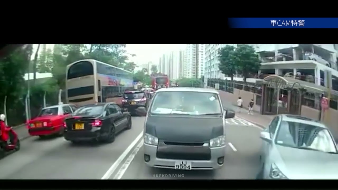 車CAM直擊 - 協和街 私家車切線與貨Van相撞