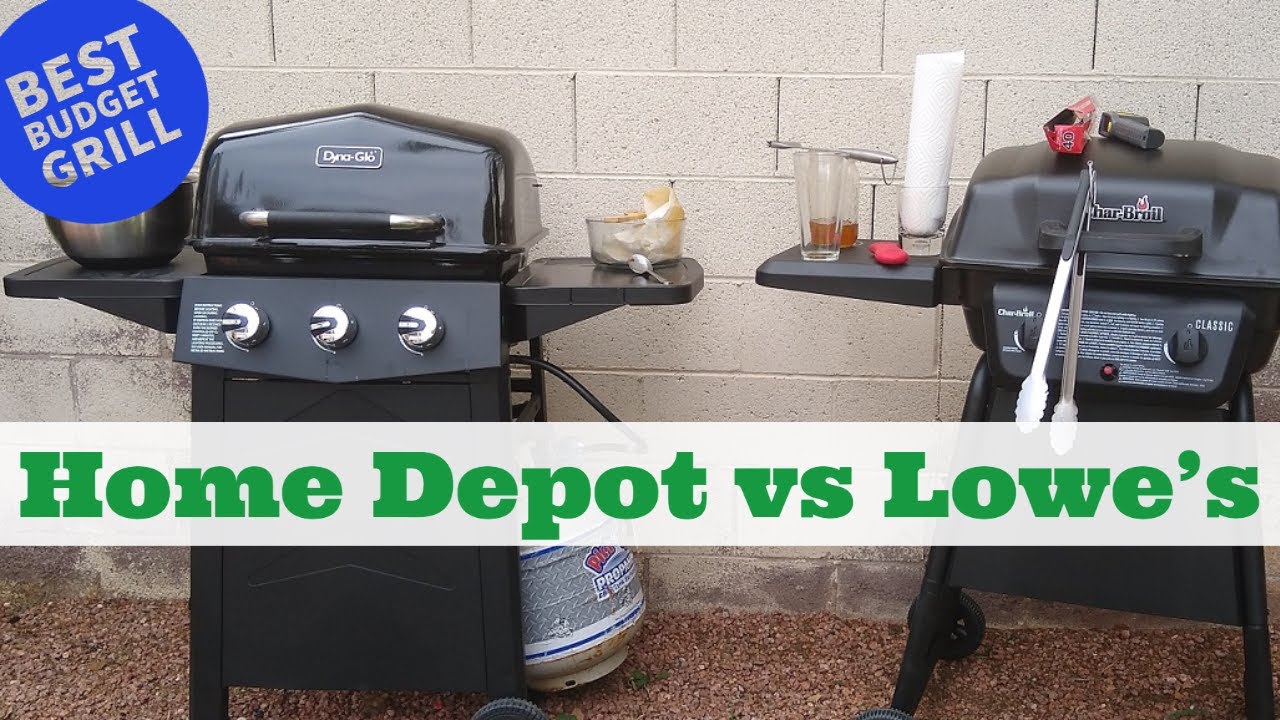 Cheapest Gas Grill!  Lowe's vs Home Depot (Best Budget Grill)