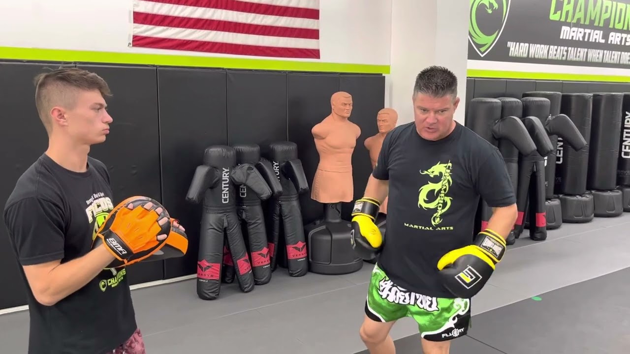 Boxing combinations Jab, cross hook