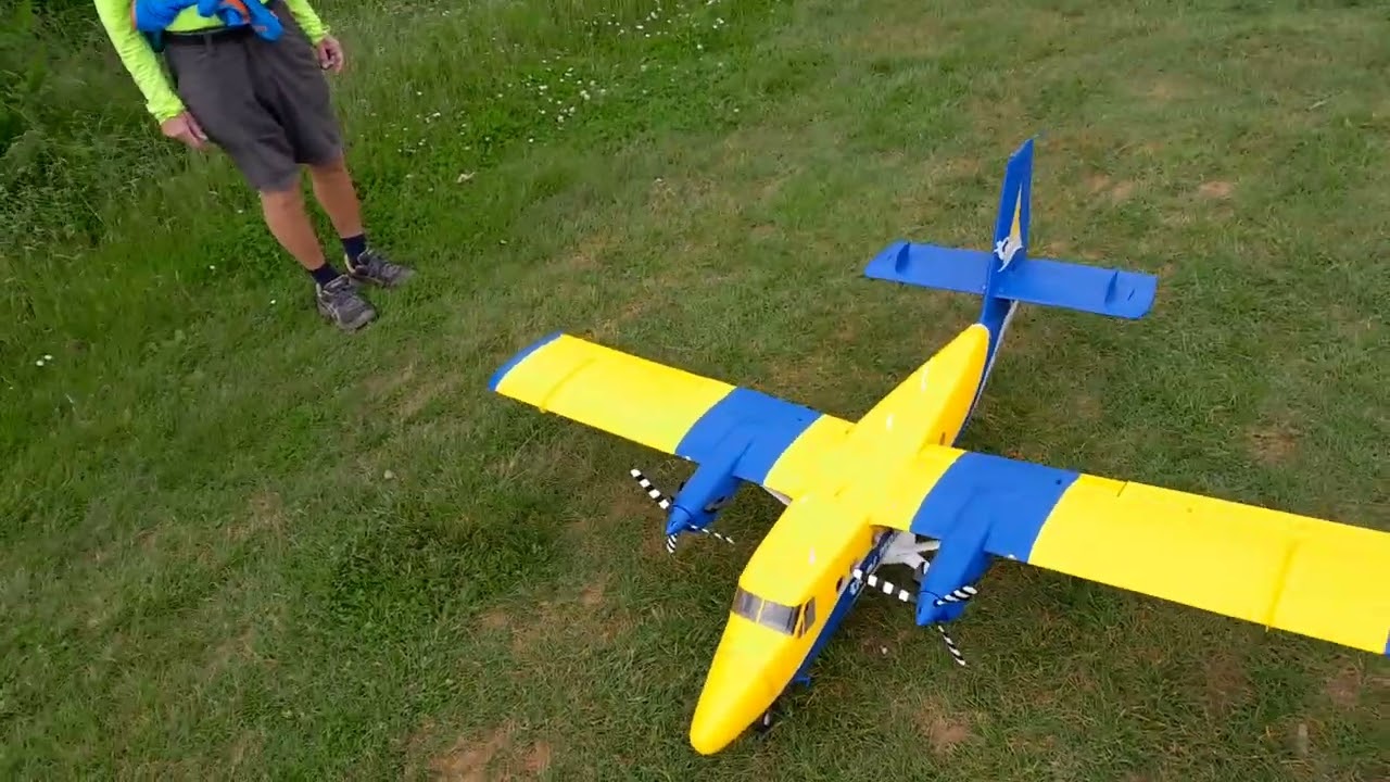 Maiden flight of the xfly Twin otter 1800mm