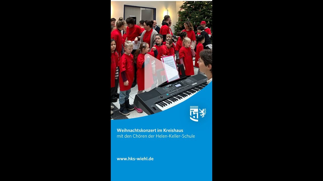 Weihnachtskonzert der Helen Keller Chöre im Dezember 2023