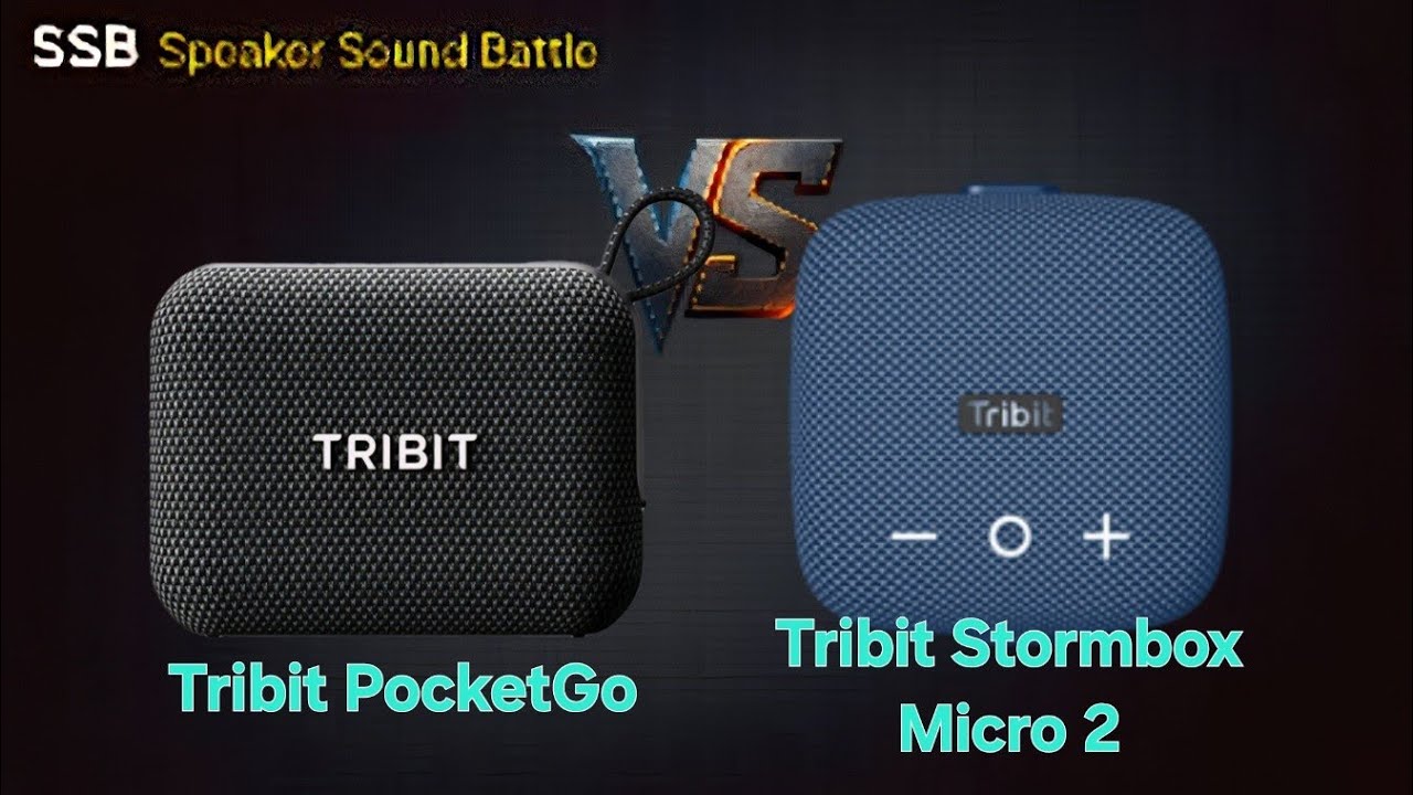 Tribit PocketGo Pocket Go vs Stormbox Micro 2 - Small Bluetooth Speaker Sound Battle Comparison