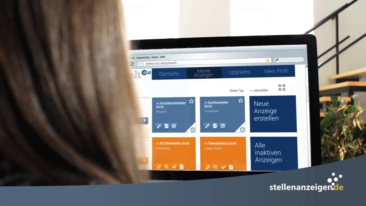 stellenanzeigen.de - Selbsteingabe-Tool
