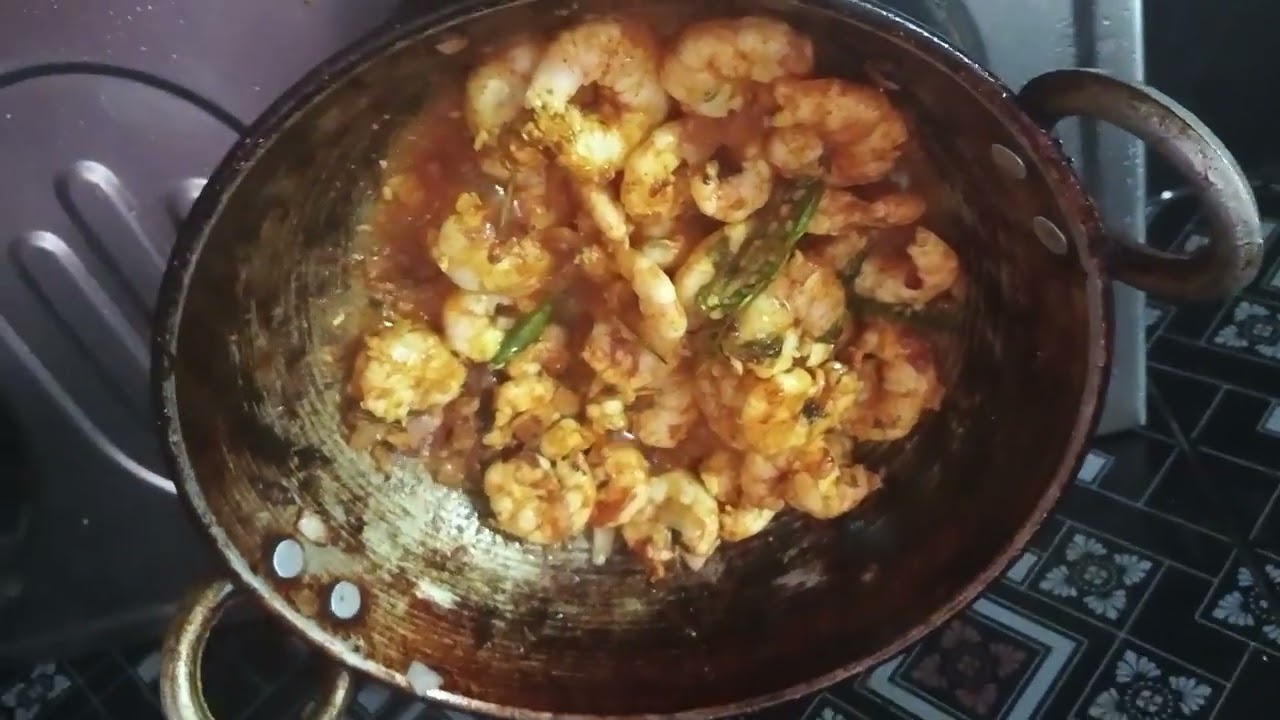 రొయ్యల కర్రీ – రుచికరమైన ఇంటి స్టైల్ రెసిపీ🦐అమ్మ చేతి రుచితో రొయ్యల కర్రీ