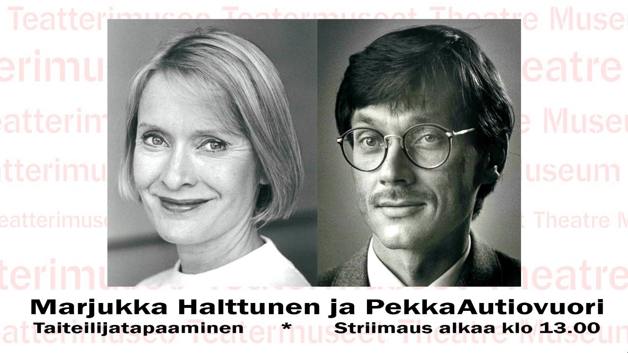 Taiteilijatapaamisessa Marjukka Halttunen ja Pekka Autiovuori