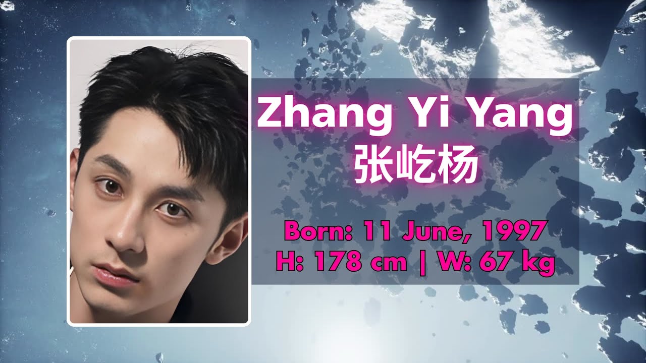 Zhang Yi Yang 张屹杨 #creativityisboundless #profiles #chineseactorsdramalist #zhangyiyang #张屹杨