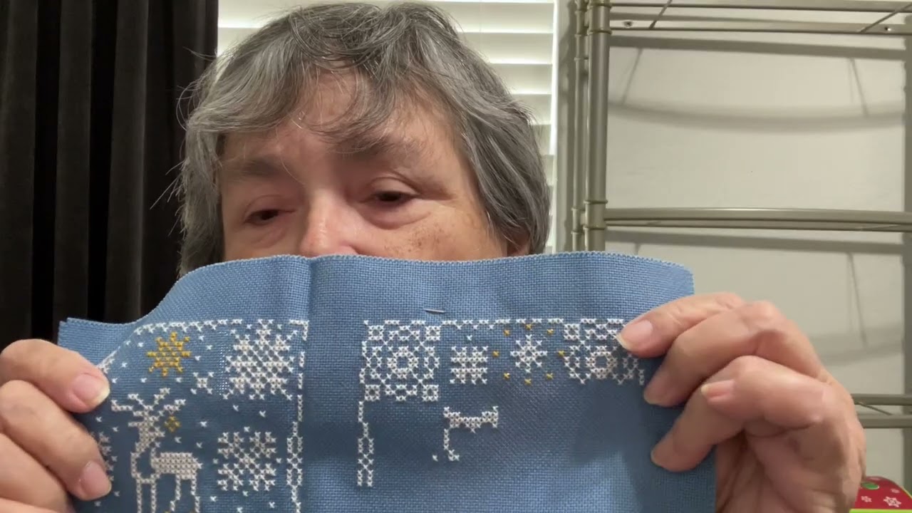 Flosstube #354 - Another New Start and a tale of 2 fabrics 