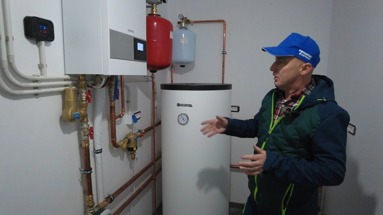 Pompa de caldura aer-apa Romstal Ecoheat by Midea, Hidrobox, incalzire/racire, R32, 8 kW, 220V, EH3