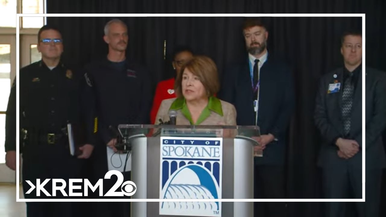 Spokane Mayor Lisa Brown discusses public safety efforts, search for fire and police chiefs