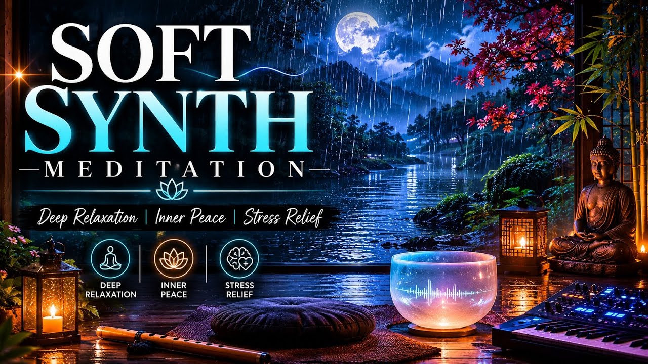 Deep Ambient Soft Synth Meditation | Peaceful Healing Music for Mindfulness | 432 Hz