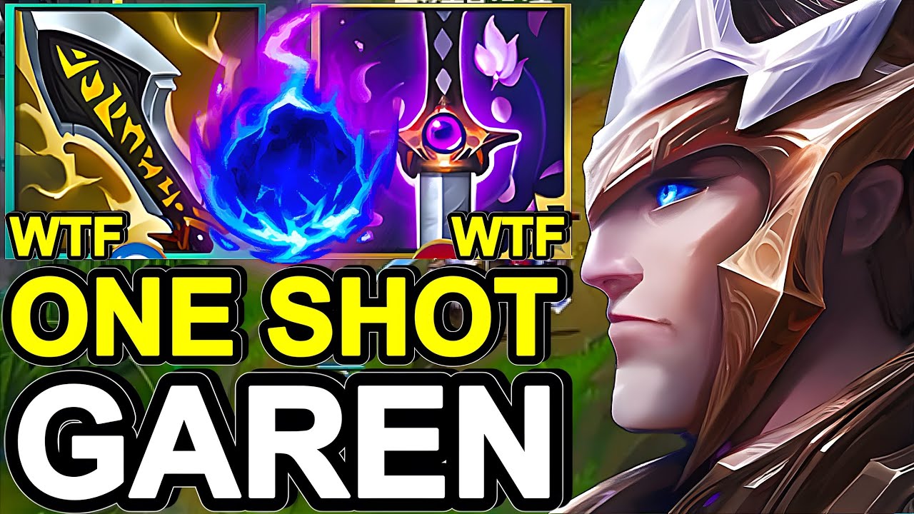 Wild Rift China Garen Top - Broken OP Burst Garen Build Runes - Sovereign Solo Rank Gameplay