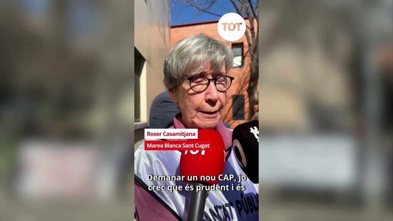 La Marea Blanca i els pensionistes es mobilitzen per la sanitat pública