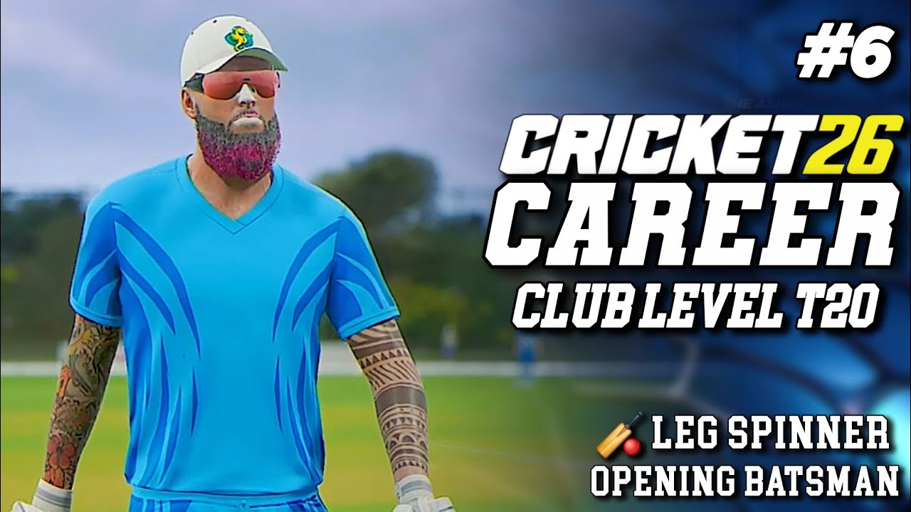 КЛУБНЫЙ УРОВЕНЬ T20! РЕЖИМ КАРЬЕРЫ CRICKET 26 №6 - #Cricket26